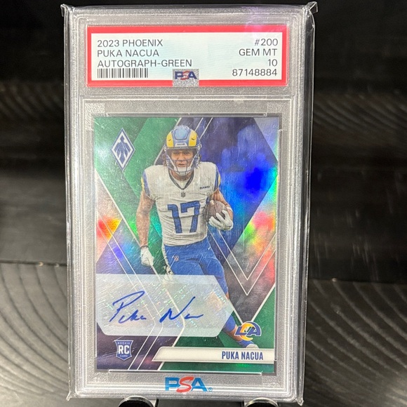 2023 Phenix Puka Nacua Auto Rookie (Green) 6/10 - Picture 1 of 3